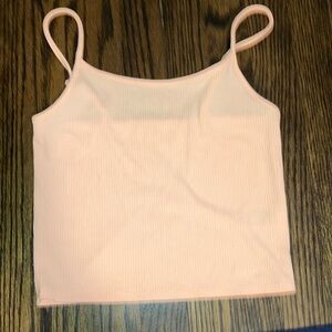 American eagle light orange tank top size small